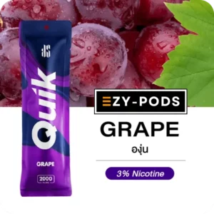 KS Quik องุ่น 2000 คำ pod ใช้แล้วทิ้ง