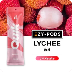 KS Quik ลิ้นจี่ 2000 คำ pod ใช้แล้วทิ้ง