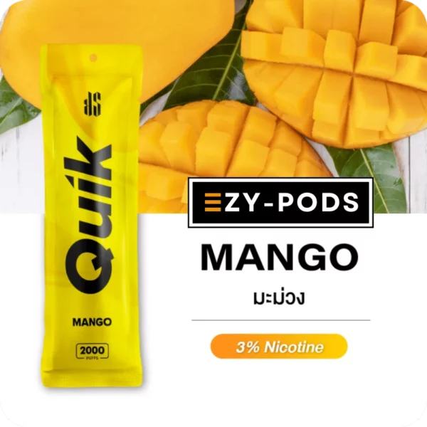 KS Quik มะม่วง 2000 คำ pod ใช้แล้วทิ้ง
