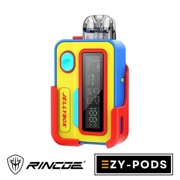 Rincoe Jellybox XS สี Blue Vintage Red พอตบุหรี่ไฟฟ้า