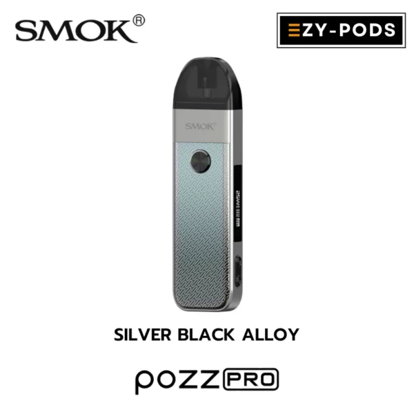 Smok Pozz Pro สี Silver Black Alloy พอตบุหรี่ไฟฟ้า
