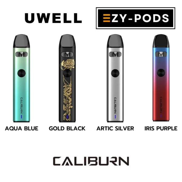 Uwell Caliburn A2 รวม พอตบุหรี่ไฟฟ้า
