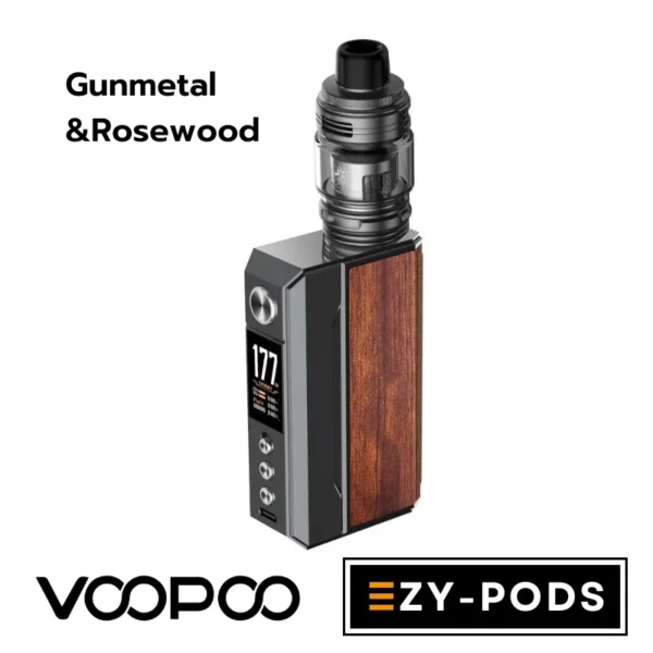Voopoo Drag 4 สี Gunmetal & Rosewood พอตบุหรี่ไฟฟ้า