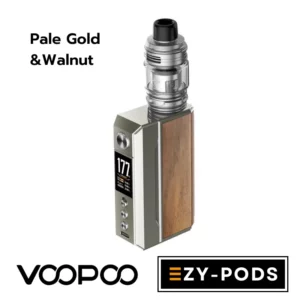 Voopoo Drag 4 สี Pale Gold & Walnut พอตบุหรี่ไฟฟ้า