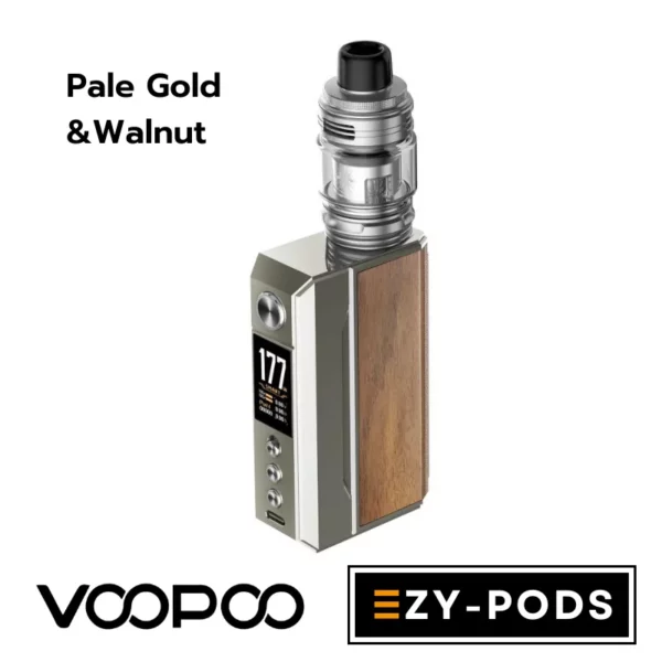 Voopoo Drag 4 สี Pale Gold & Walnut พอตบุหรี่ไฟฟ้า