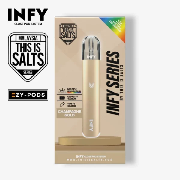 พอตเปลี่ยนหัว Infy by This is Salt สี Champagne Gold