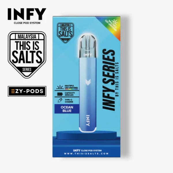 พอตเปลี่ยนหัว Infy by This is Salt สี Ocean Blue