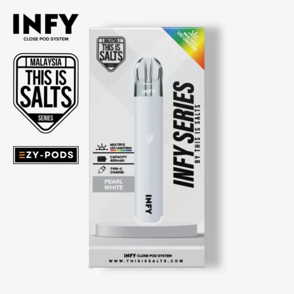 พอตเปลี่ยนหัว Infy by This is Salt สี Pearl White