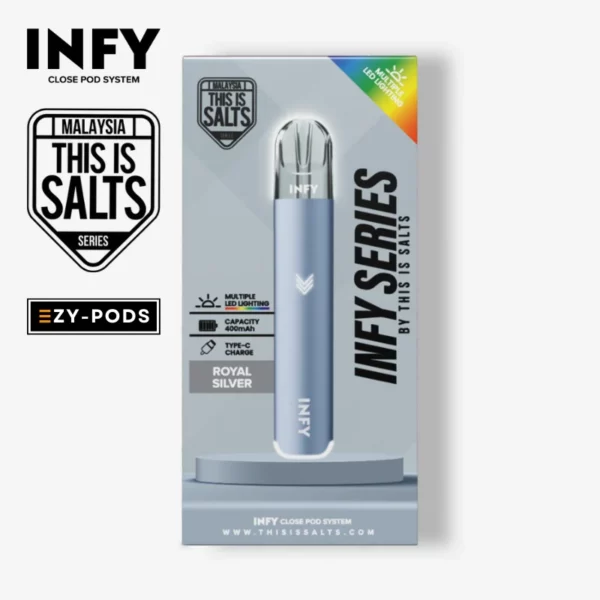 พอตเปลี่ยนหัว Infy by This is Salt สี Royal Silver