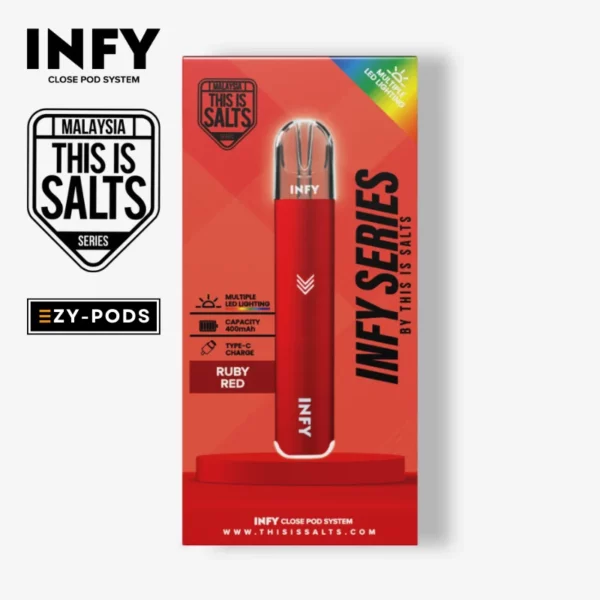 พอตเปลี่ยนหัว Infy by This is Salt สี Ruby Red