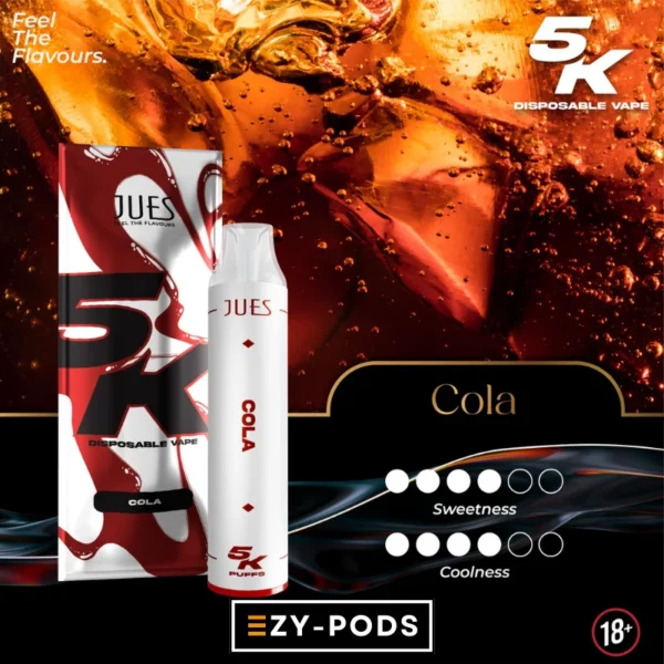 Jues 5000 คำ กลิ่น Cola พอตใช้แล้วทิ้ง