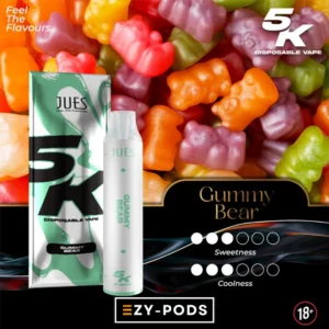 Jues 5000 คำ กลิ่น Gummy Bear พอตใช้แล้วทิ้ง