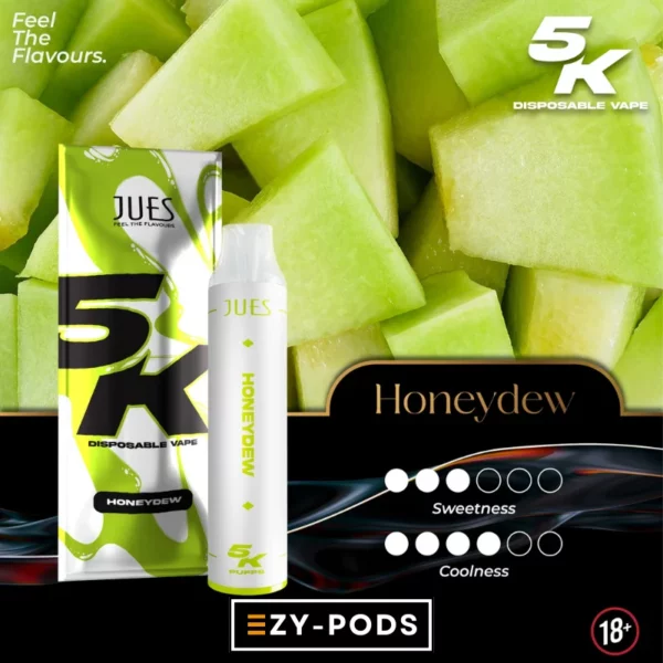 Jues 5000 คำ กลิ่น Honeydew พอตใช้แล้วทิ้ง