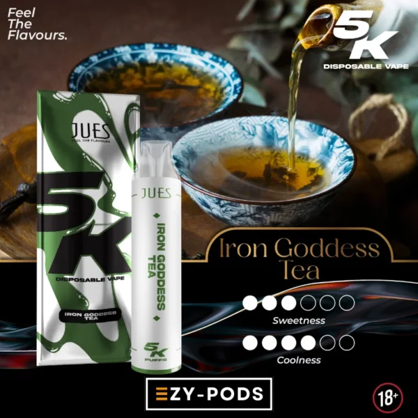 Jues 5000 คำ กลิ่น Iron Goddess Tea พอตใช้แล้วทิ้ง