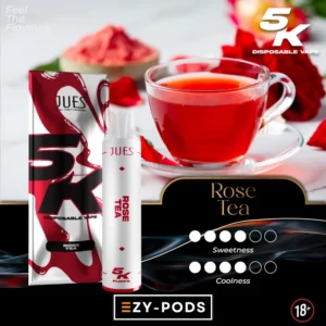 Jues 5000 คำ กลิ่น Rose Tea พอตใช้แล้วทิ้ง