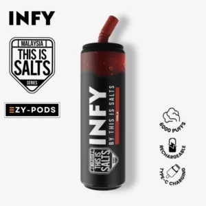 Infy 6000 คำ กลิ่น Cola พอตใช้แล้วทิ้ง