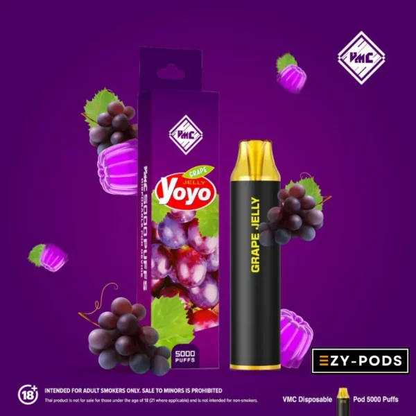 VMC 5000 คำ กลิ่น Grape Jelly พอตใช้แล้วทิ้ง