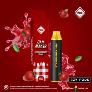 VMC 5000 คำ กลิ่น Strawberry Jam พอตใช้แล้วทิ้ง