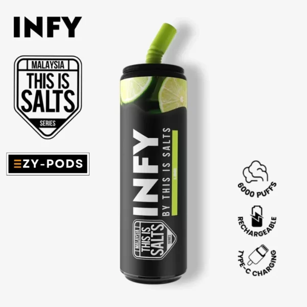 Infy 6000 คำ กลิ่น Lime พอตใช้แล้วทิ้ง