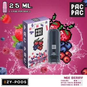หัวพอต PACPAC 2.5 ml กลิ่น มิกซ์เบอร์รี่