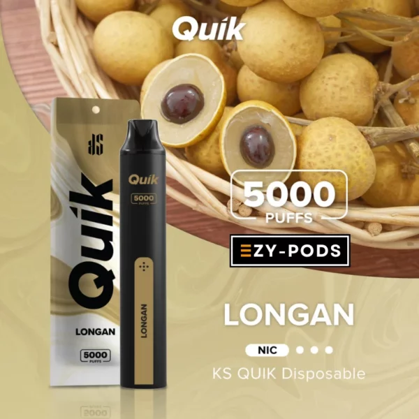 KS Quik 5000 คำ กลิ่น Longan พอตใช้แล้วทิ้ง
