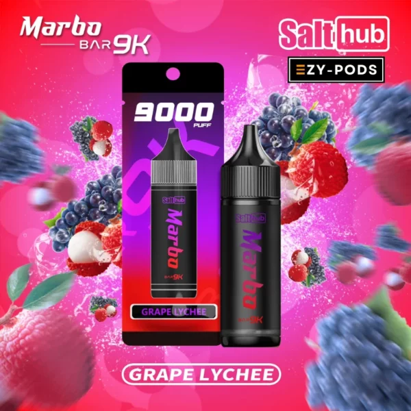 พอตใช้แล้วทิ้ง Mabo Bar 9000 คำ Grape Lychee