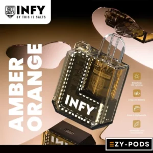 INFY Cube Box พอตเปลี่ยนหัว Amber Orange