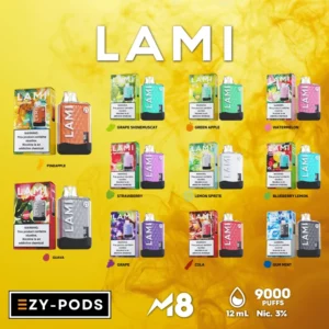 LAMI M8 9000 คำ พอตใช้แล้วทิ้ง