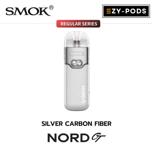 SMOK Nord GT สี Silver Carbon Fiber