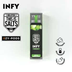 Infy 6000 คำ กลิ่น Apple Bubblegum พอตใช้แล้วทิ้ง