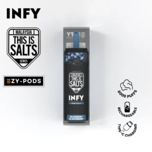 Infy 6000 คำ กลิ่น Blueberry Blackberry พอตใช้แล้วทิ้ง