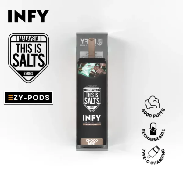 Infy 6000 คำ กลิ่น Choco Mint พอตใช้แล้วทิ้ง