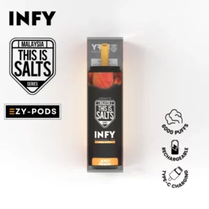 Infy 6000 คำ กลิ่น Juicy Peach พอตใช้แล้วทิ้ง
