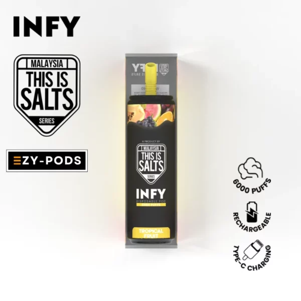 Infy 6000 คำ กลิ่น Tropical Fruit พอตใช้แล้วทิ้ง