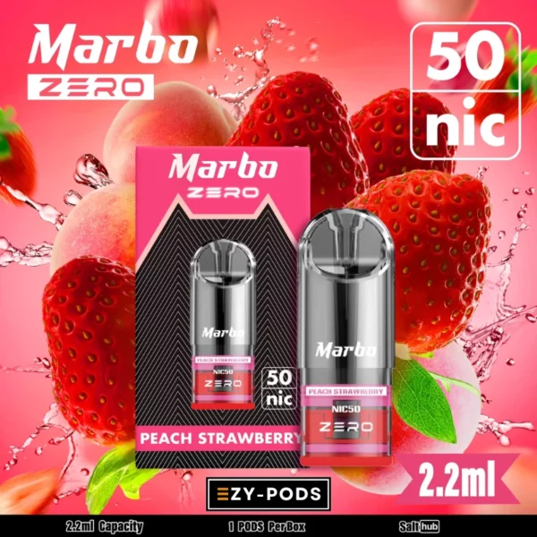 หัวพอต มาโบ นิค 50 พอตเปลี่ยนหัว กลิ่น Peach Strawberry