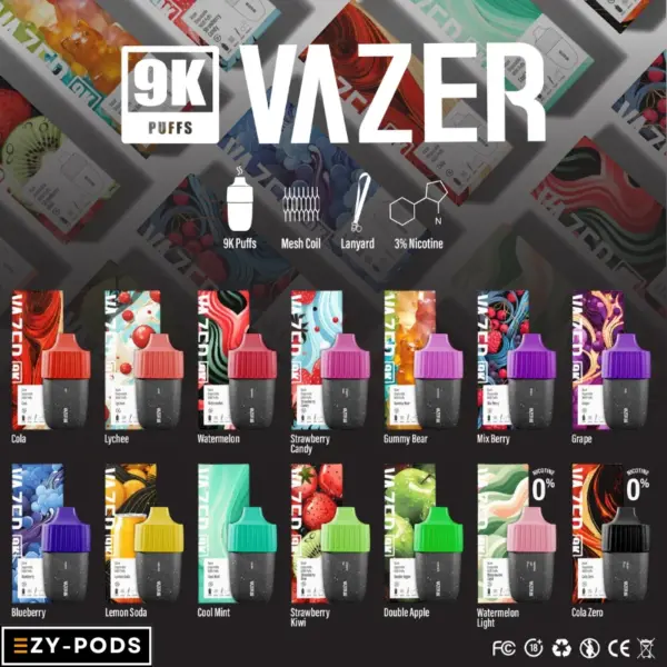 Vazer 9K พอตใช้แล้วทิ้ง