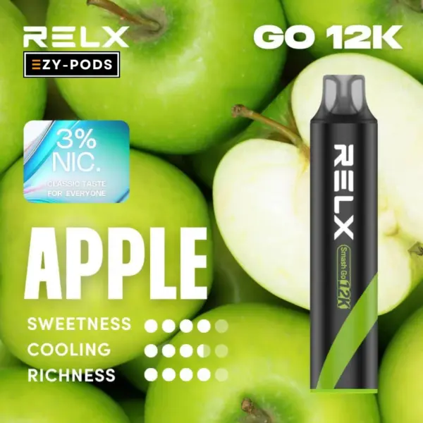 RELX Smash GO พอตใช้แล้วทิ้ง Apple nic3