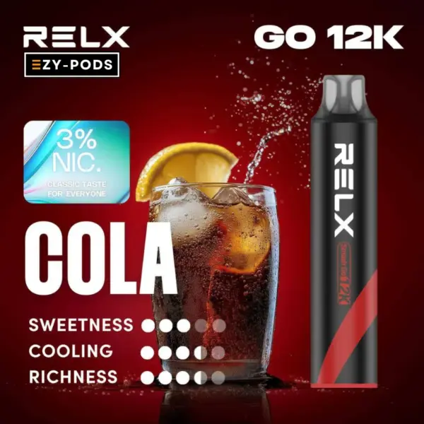RELX Smash GO พอตใช้แล้วทิ้ง Cola nic3