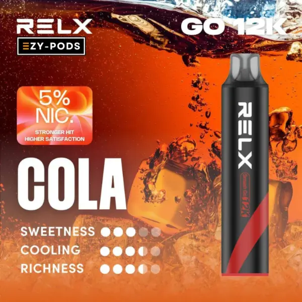 RELX Smash GO พอตใช้แล้วทิ้ง Cola nic5