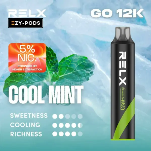 RELX Smash GO พอตใช้แล้วทิ้ง Cool Mint nic5