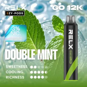 RELX Smash GO พอตใช้แล้วทิ้ง Double Mint nic3