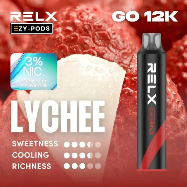 RELX Smash GO พอตใช้แล้วทิ้ง Lychee nic3