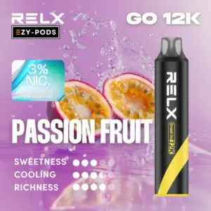 RELX Smash GO พอตใช้แล้วทิ้ง Passion Fruit nic3