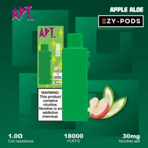 APT 18000 คำ ใช้ได้กับเครื่อง Relx Creator พอตใช้แล้วทิ้ง กลิ่น Apple Aloe