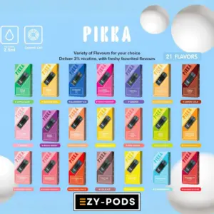 หัวพอต Pikka Pod 2.5 ml nic 3% มี 21 กลิ่น