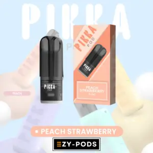 หัวพอต Pikka Pod 2.5 ml nic 3% กลิ่น Peach Strawberry