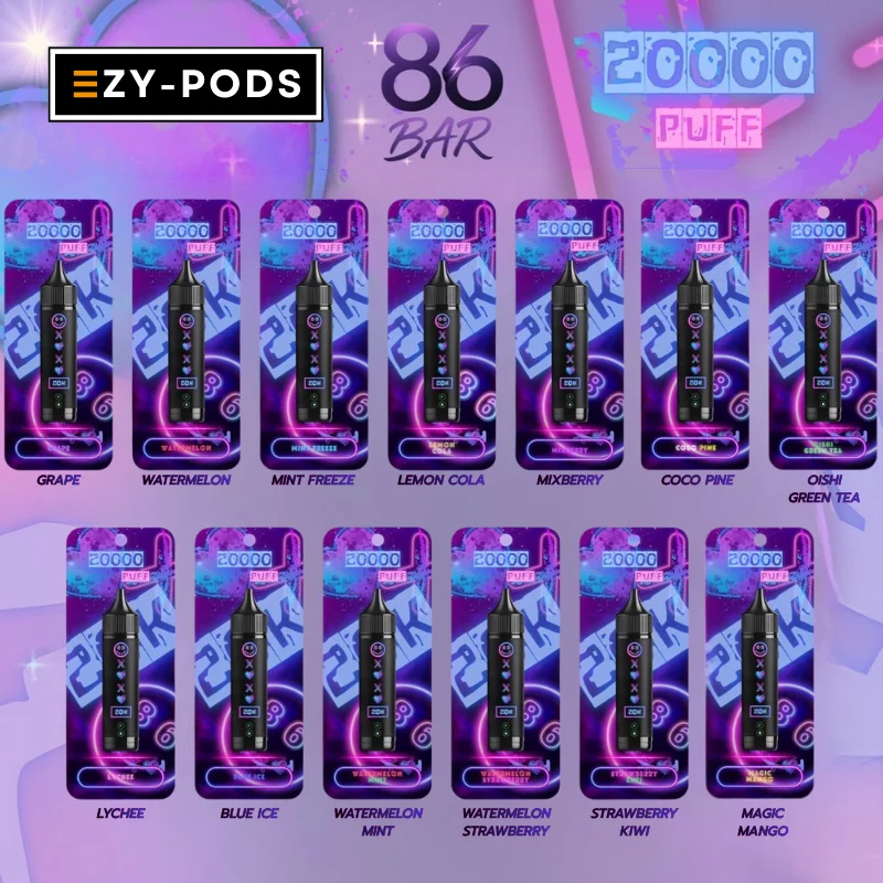 พอตใช้แล้วทิ้ง 86bar 20k