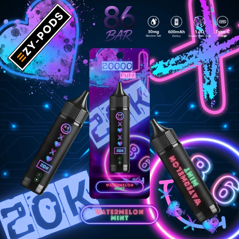 พอตใช้แล้วทิ้ง 86bar 20k กลิ่น Watermelon Mint