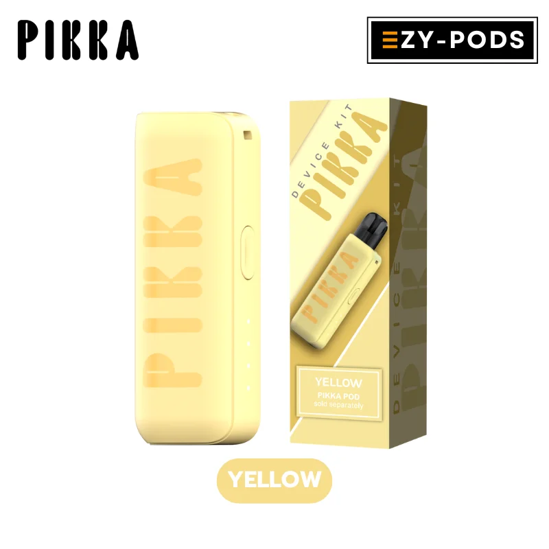 PIKKA POD เครื่องพอตเปลี่ยนหัว สี Yellow