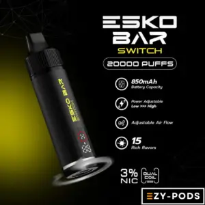 ESKO Bar Switch 20k พอตใช้แล้วทิ้ง เปลี่ยนหัวได้